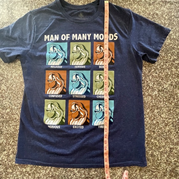 Disney Men’s Tee shirt  Size XL Blue Grumpy - Picture 4 of 5